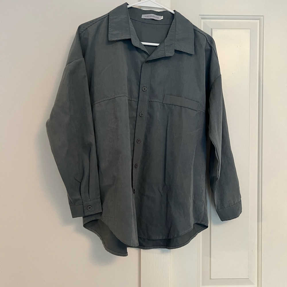 Miss Sparkling Button Up